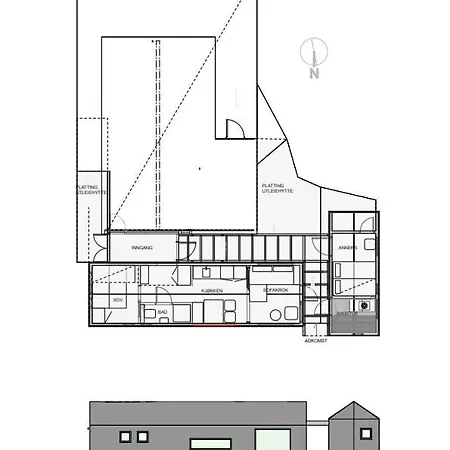 度假居 Mountain With Sauna At Blefjell